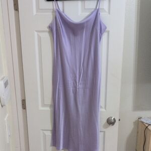 Express Soft Purple Midi Dress